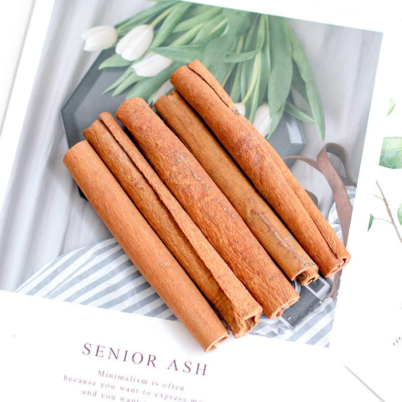 KTX-660691 Fire-Free Cinnamon Pine Cone Aroma Diffuser Cup - Natural Dried Floral Design for Relaxing Ambiance