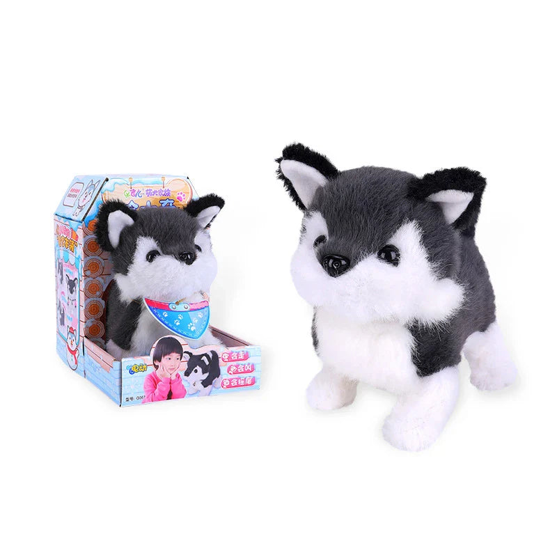 KTX-661011 Interactive Plush Toy Dog for Kids - Electric Walking Pet Doll Companion, Soft and Cuddly, 18 Months+