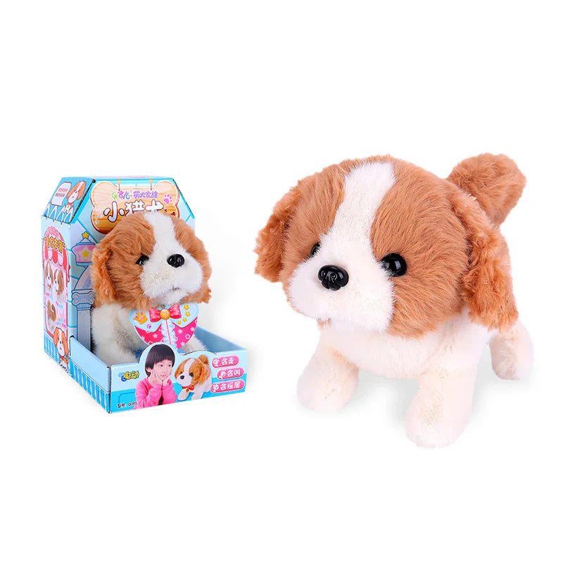 KTX-661011 Interactive Plush Toy Dog for Kids - Electric Walking Pet Doll Companion, Soft and Cuddly, 18 Months+
