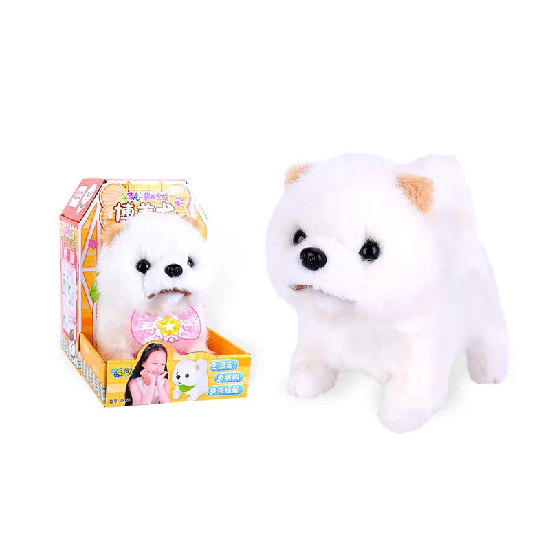 KTX-661011 Interactive Plush Toy Dog for Kids - Electric Walking Pet Doll Companion, Soft and Cuddly, 18 Months+