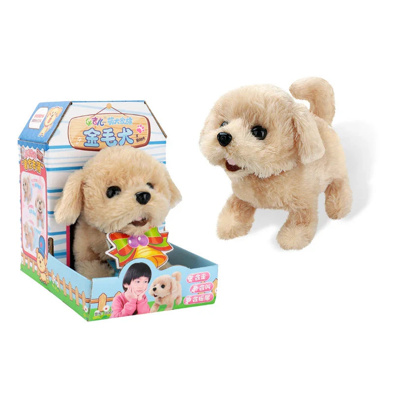 KTX-661011 Interactive Plush Toy Dog for Kids - Electric Walking Pet Doll Companion, Soft and Cuddly, 18 Months+