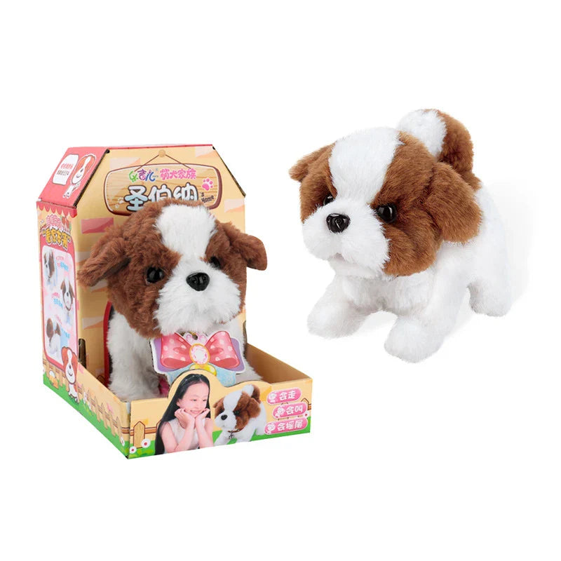 KTX-661011 Interactive Plush Toy Dog for Kids - Electric Walking Pet Doll Companion, Soft and Cuddly, 18 Months+
