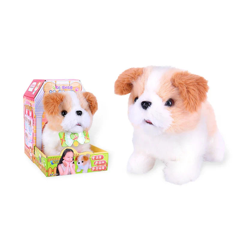 KTX-661011 Interactive Plush Toy Dog for Kids - Electric Walking Pet Doll Companion, Soft and Cuddly, 18 Months+