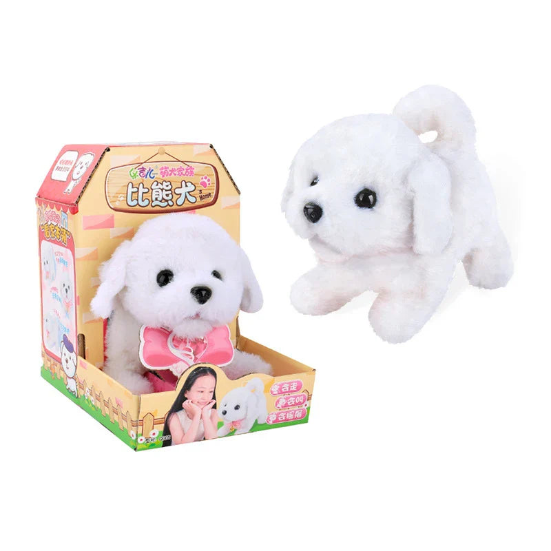 KTX-661011 Interactive Plush Toy Dog for Kids - Electric Walking Pet Doll Companion, Soft and Cuddly, 18 Months+