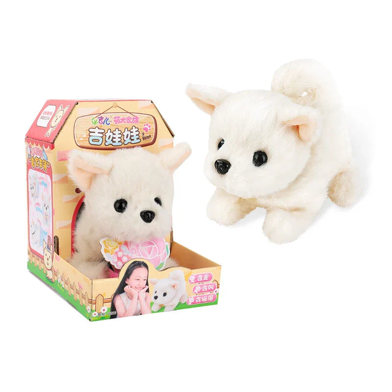 KTX-661011 Interactive Plush Toy Dog for Kids - Electric Walking Pet Doll Companion, Soft and Cuddly, 18 Months+