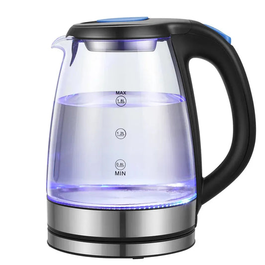 KTX-661523 High Borosilicate Glass Electric Kettle with Temperature Control and Fast Heating Function