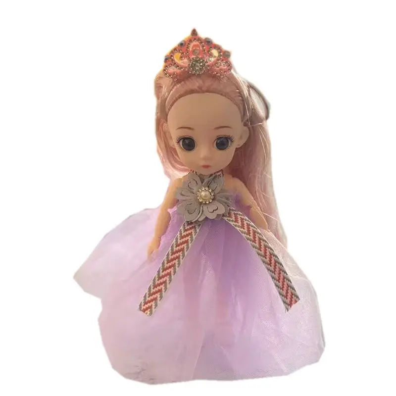 KTX-661587 Cute 17 Cm Movable Jointed Doll - Educational Soft Toy for Kids
