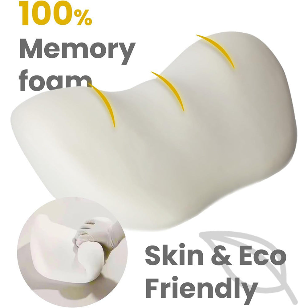 KTX-661715 Memory Foam Neck & Waist Cushion for Universal Car Seat Support