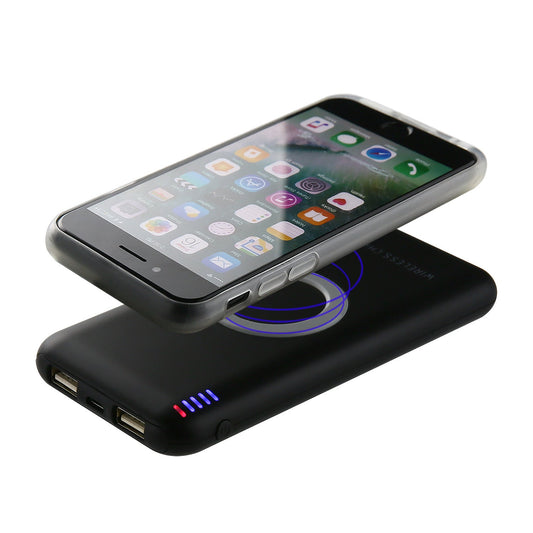 KTX-661971 Wireless Mobile Power Charger - B100, 2000mA Input, Black/White Options