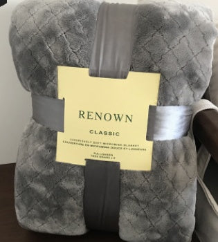 KTX-662227 Lightweight Coral Fleece Flannel Blanket for Office and Summer Use - Multiple Sizes Available