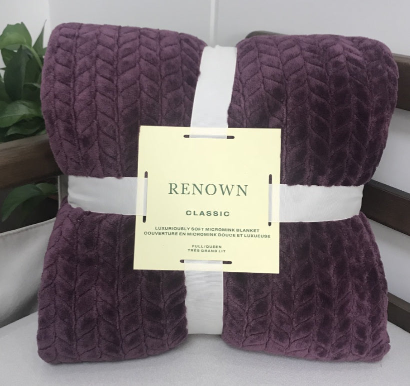 KTX-662227 Lightweight Coral Fleece Flannel Blanket for Office and Summer Use - Multiple Sizes Available