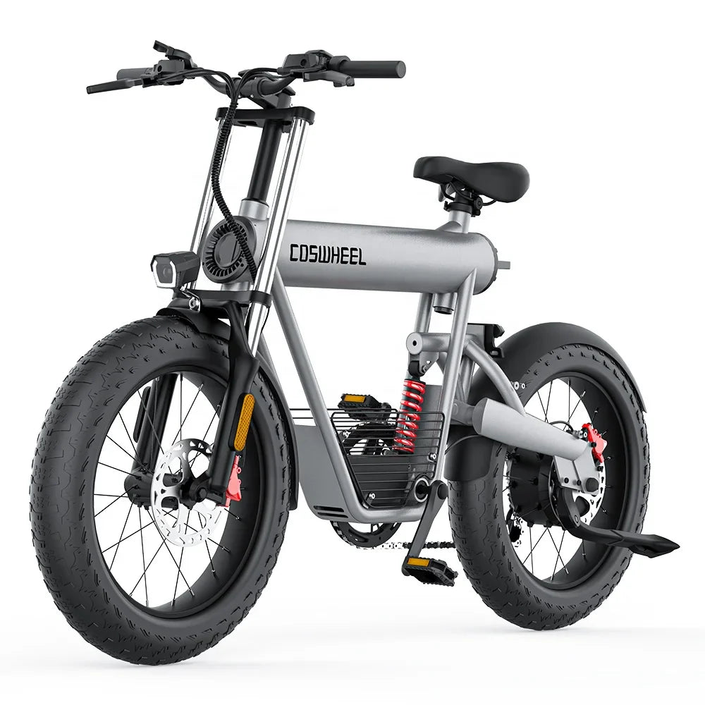KTX-662611 500W 1000W Electric City Bike with 7 Speed Gears, Aluminum Alloy Frame, Hydraulic Disc Brakes, 20" Wheel Size, Max Speed 30-50Km/h and 20Ah Lithium Battery