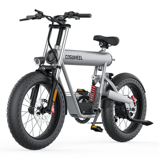 KTX-662611 500W 1000W Electric City Bike with 7 Speed Gears, Aluminum Alloy Frame, Hydraulic Disc Brakes, 20" Wheel Size, Max Speed 30-50Km/h and 20Ah Lithium Battery