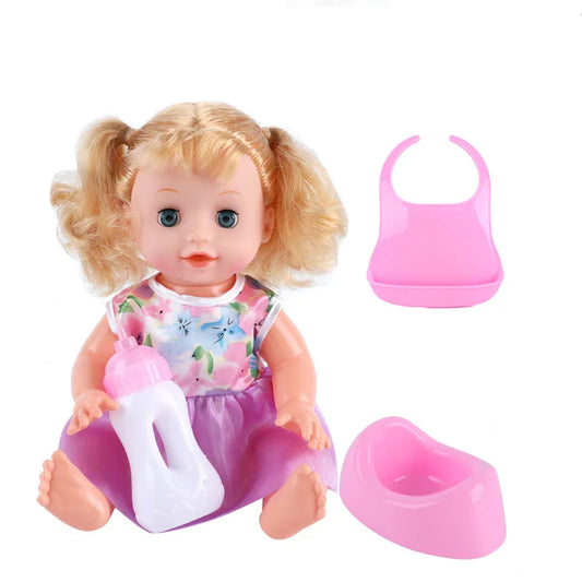 KTX-662739 Cute Baby Doll Play Set - Talking Doll with Changing Clothes, Educational Toy for Kids 0-14 Years