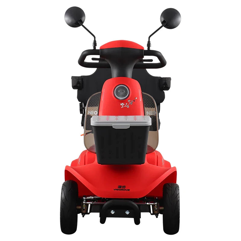 KTX-662931 VIGOROUS NEO 4 Wheel Mobility Scooter for Adults - Adjustable with Electric Magnetic Brake, Range Up to 60km
