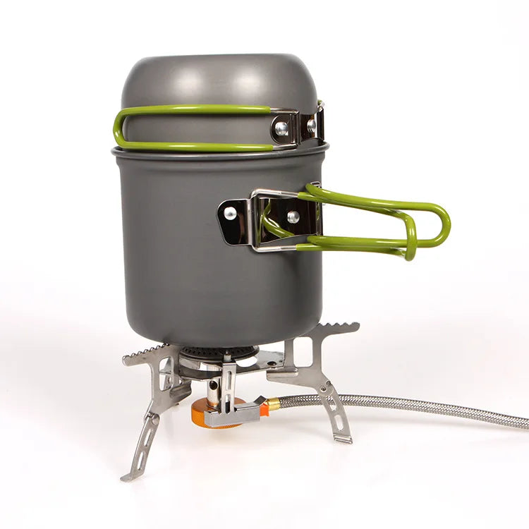 KTX-663571 Ultralight Compact Outdoor Cooking Mess Kit for Camping and Picnics