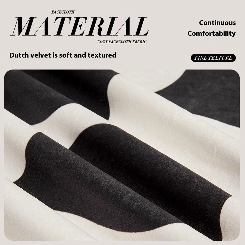 KTX-664019 Cute Cartoon Puppy Print Pillow - Modern 45x45cm, 50x50cm, 60x60cm Sizes Available