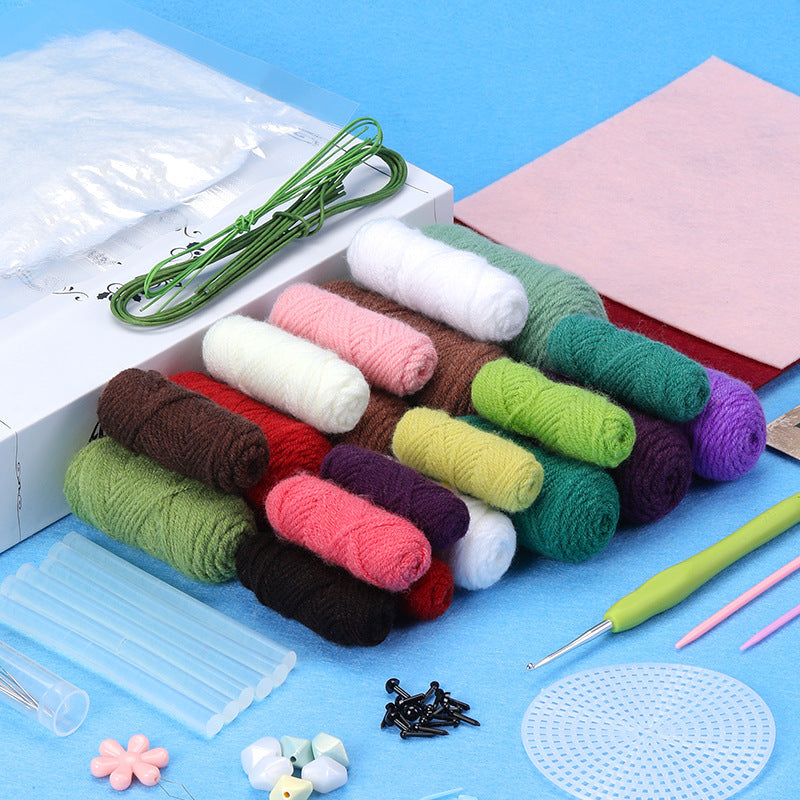 KTX-665043 Handmade DIY Plant Monster Crochet Wool Material Package