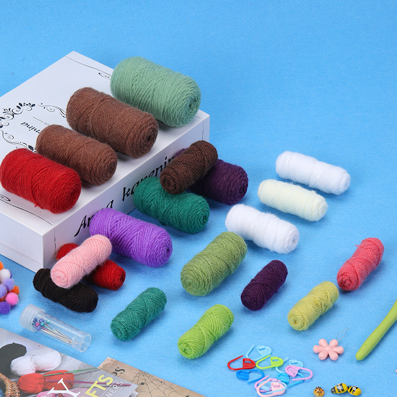 KTX-665043 Handmade DIY Plant Monster Crochet Wool Material Package