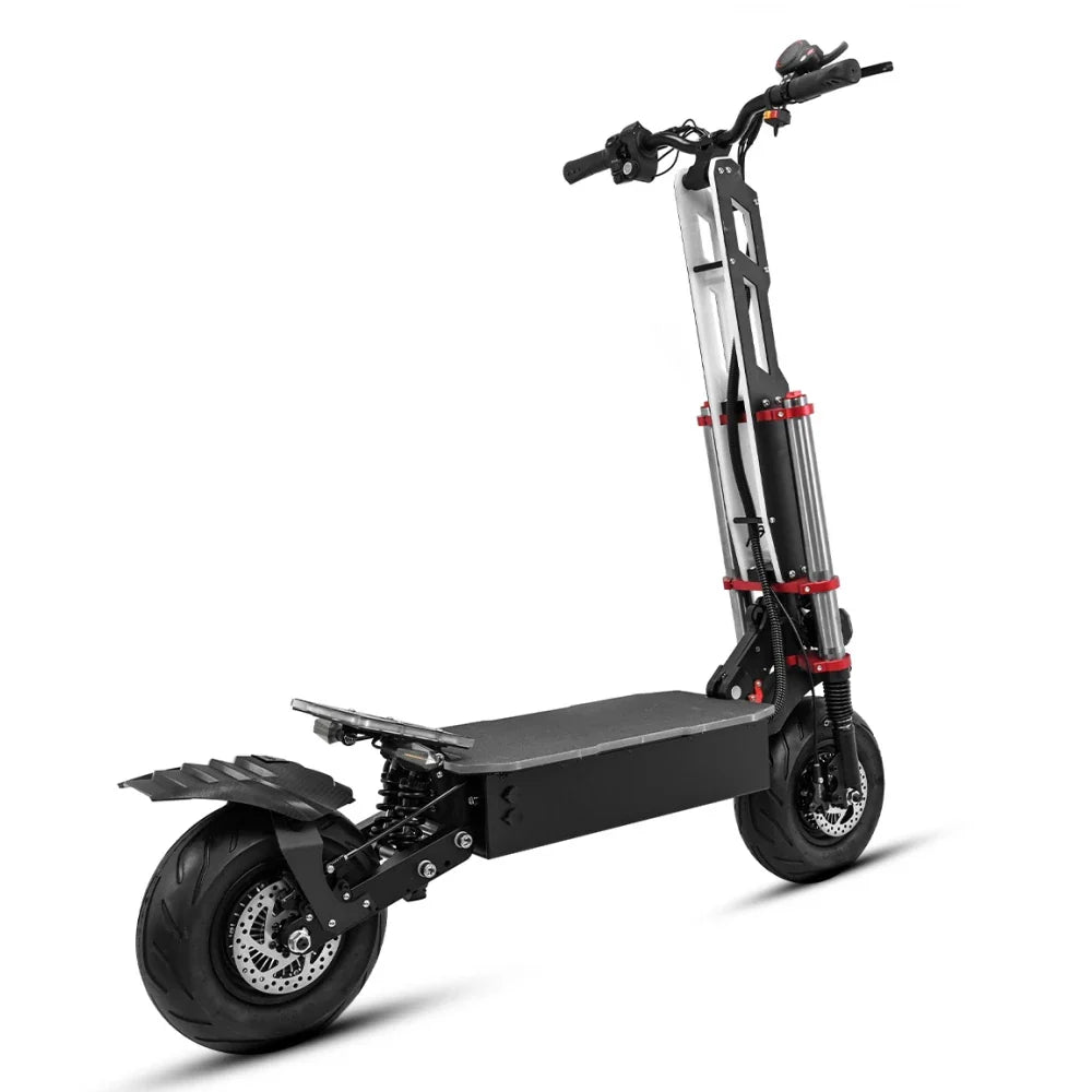 KTX-666387 Foldable Dual Motor Electric Scooter - 60V, 38Ah Battery, Full Suspension, Waterproof, 80-100km Range, 12-Inch Tires