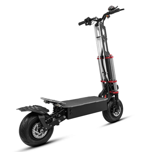 KTX-666387 Foldable Dual Motor Electric Scooter - 60V, 38Ah Battery, Full Suspension, Waterproof, 80-100km Range, 12-Inch Tires