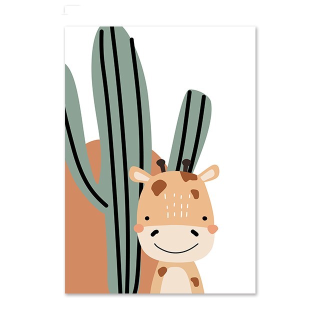 KTX-667347 Modern Canvas Decorative Painting for Living Room – Frameless Design with White Edge