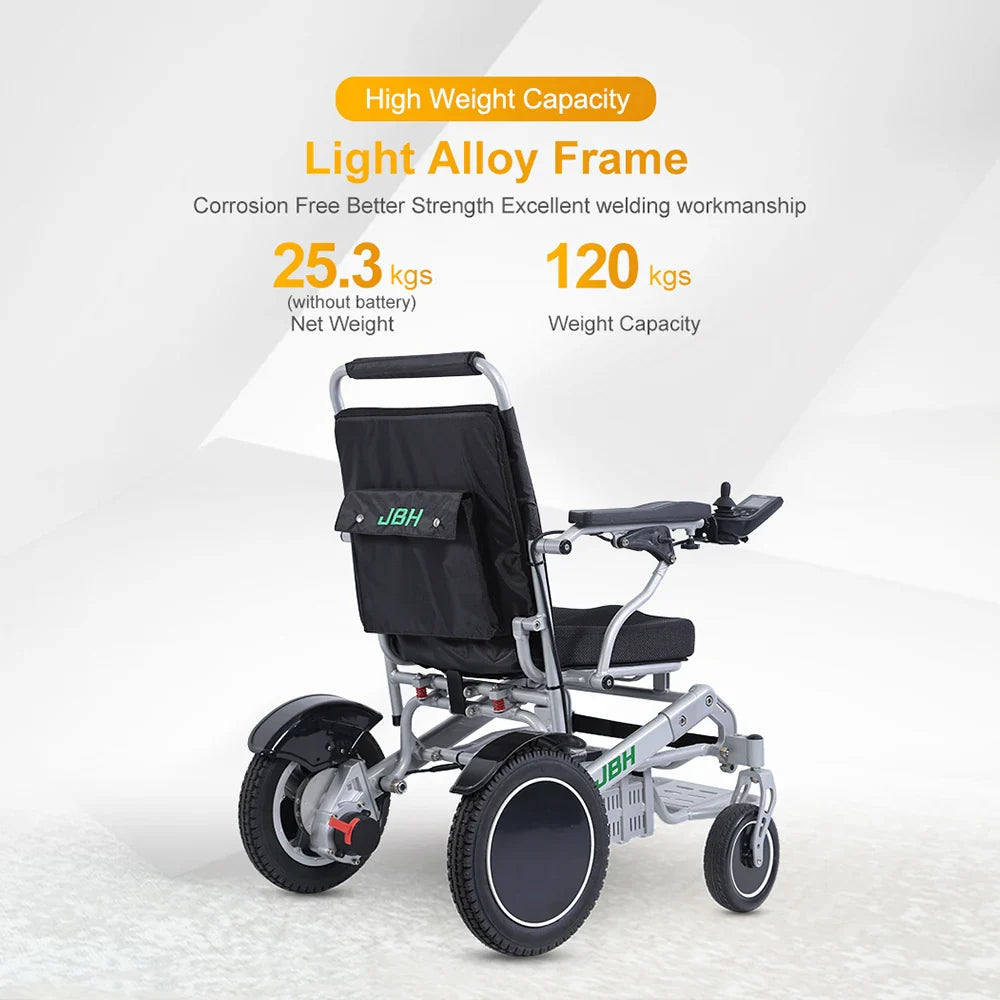 KTX-667539 40KM Range Electric Wheelchair with Dual Motors and 120kg Capacity for Outdoor Use