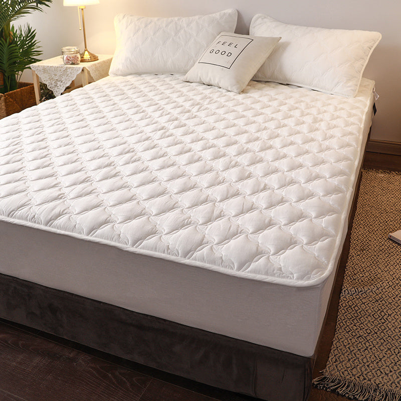 KTX-668499 Thin Cotton and Polyester Fiber Mattress Pad for Double Bed Home Use