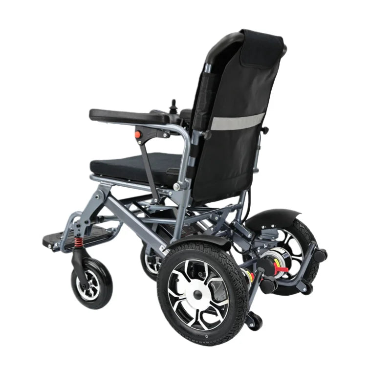 KTX-668691 Lightweight Portable Remote Control Electric Aluminium Alloy Wheelchair with Lithium Battery