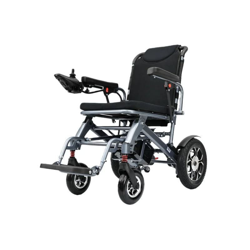 KTX-668691 Lightweight Portable Remote Control Electric Aluminium Alloy Wheelchair with Lithium Battery