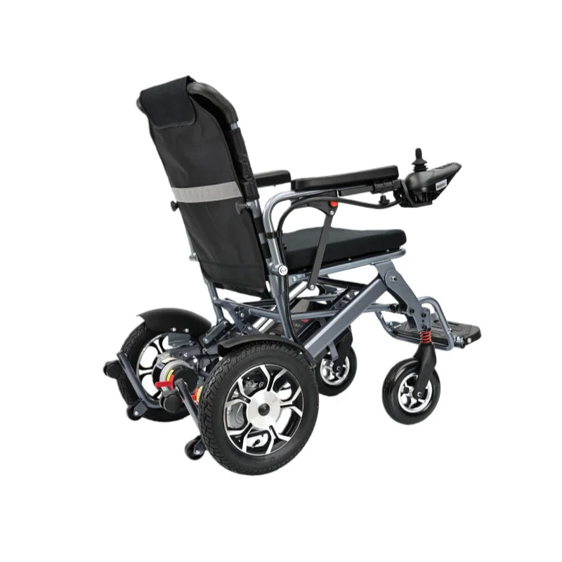 KTX-668691 Lightweight Portable Remote Control Electric Aluminium Alloy Wheelchair with Lithium Battery