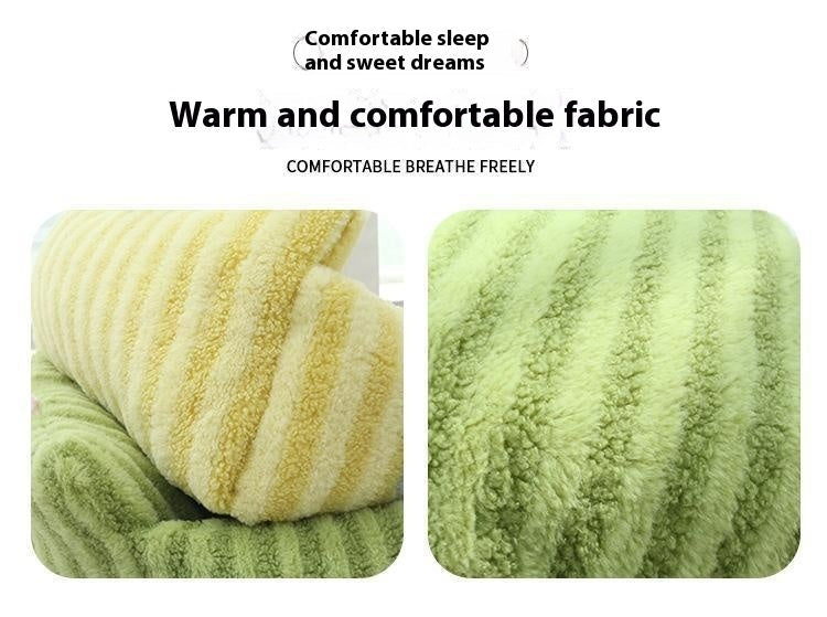 KTX-668947 Striped Pet Sofa Nest for Small Dogs - Available in Blue, Warm Yellow, Pink, and Grass Green