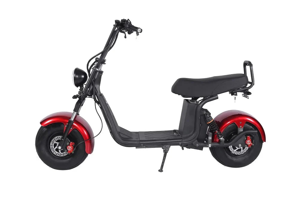KTX-670163 1500W 60V 20Ah Electric Scooter with Dual Suspension, 45km/h Max Speed, 35-50km Range, 200kg Load Capacity