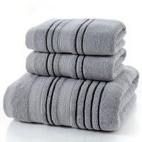 KTX-671699 Pure Cotton Bath Towels Set - Soft and Skin-Friendly, Multi-Color Options Available
