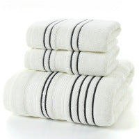 KTX-671699 Pure Cotton Bath Towels Set - Soft and Skin-Friendly, Multi-Color Options Available