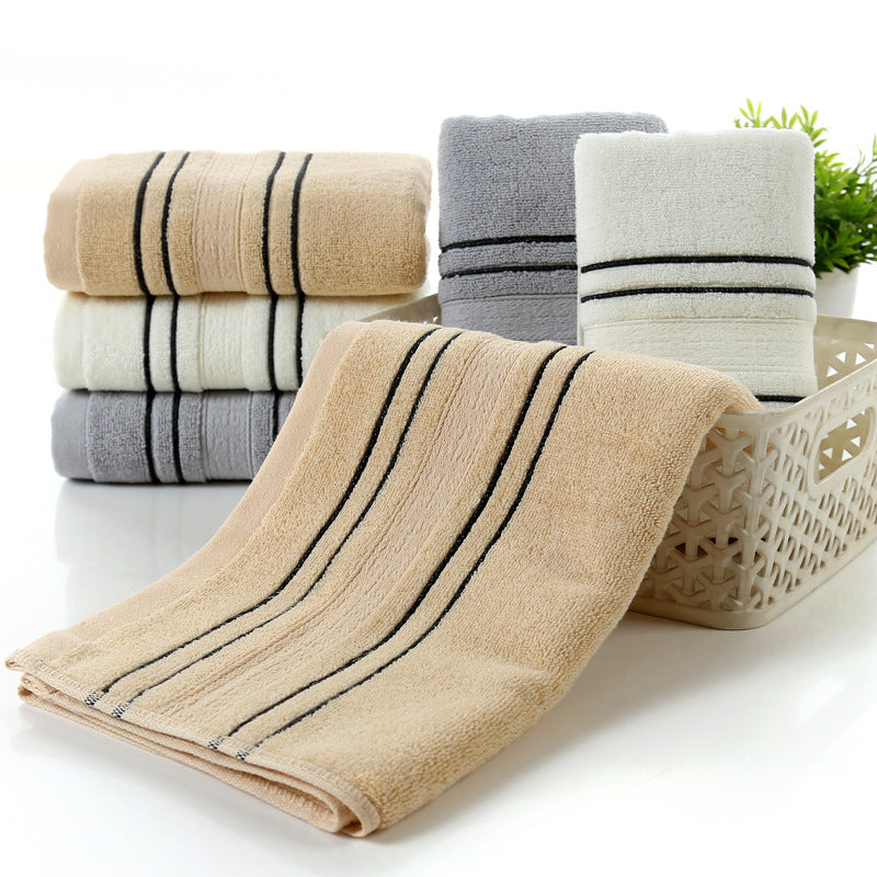 KTX-671699 Pure Cotton Bath Towels Set - Soft and Skin-Friendly, Multi-Color Options Available
