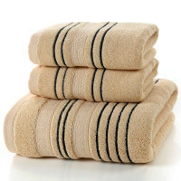 KTX-671699 Pure Cotton Bath Towels Set - Soft and Skin-Friendly, Multi-Color Options Available