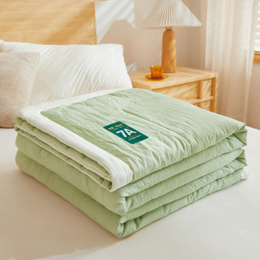 KTX-673043 Antibacterial Raw Cotton Washable Summer Quilt - Multiple Sizes Available