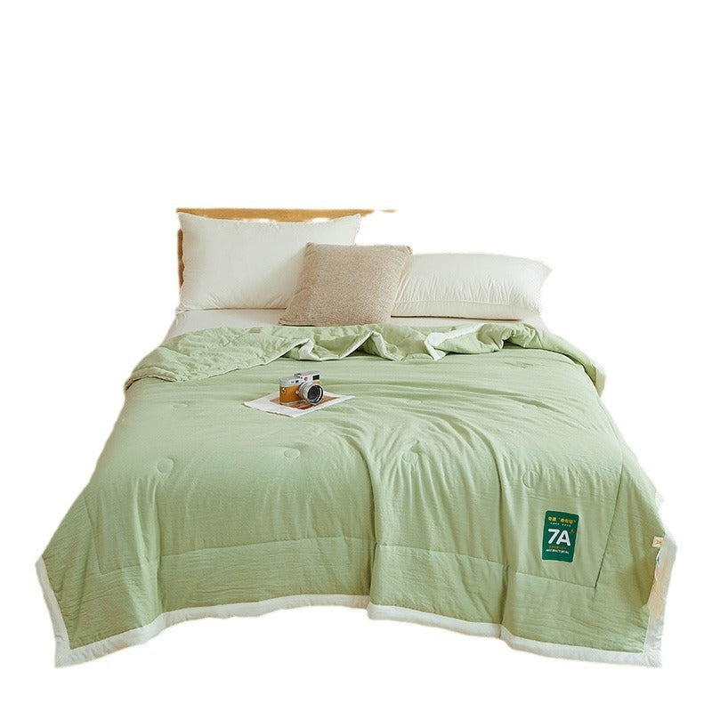 KTX-673043 Antibacterial Raw Cotton Washable Summer Quilt - Multiple Sizes Available