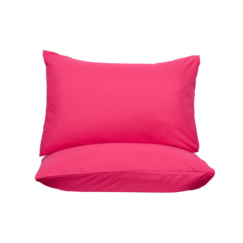 KTX-674259 Brushed Double-Sided Waterproof Pillow Cover - Fashionable Solid Colors, 50x70cm