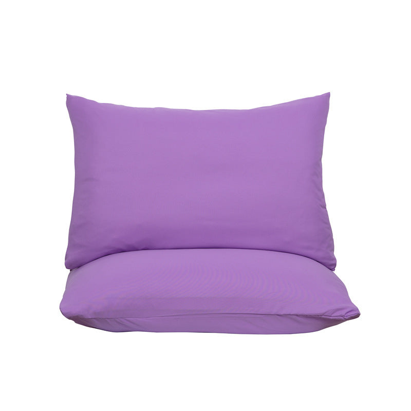KTX-674259 Brushed Double-Sided Waterproof Pillow Cover - Fashionable Solid Colors, 50x70cm