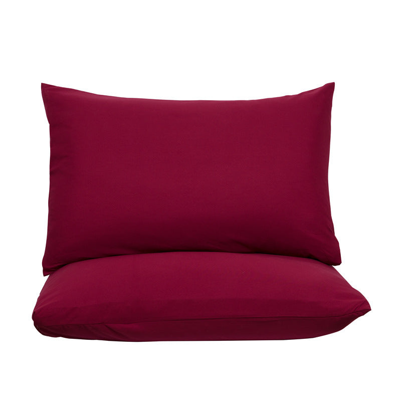 KTX-674259 Brushed Double-Sided Waterproof Pillow Cover - Fashionable Solid Colors, 50x70cm