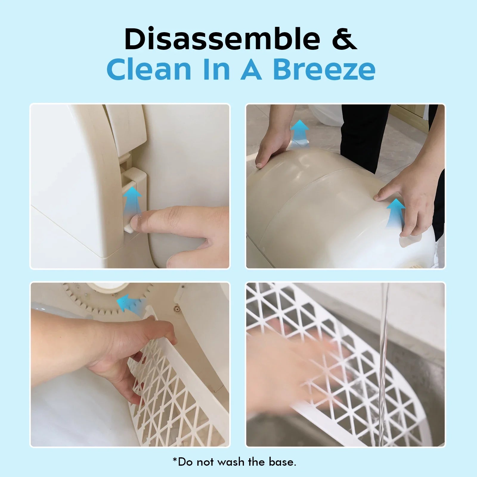 KTX-674707 Automatic Self-Cleaning Smart Cat Litter Box with 70L Capacity for Multi-Pet Homes