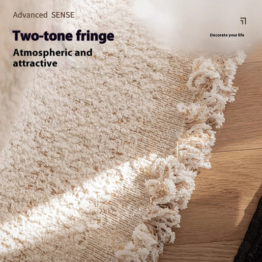 KTX-674835 Autumn and Winter Plush Yarn Sofa Slipcover Universal Blanket in Solid Colors