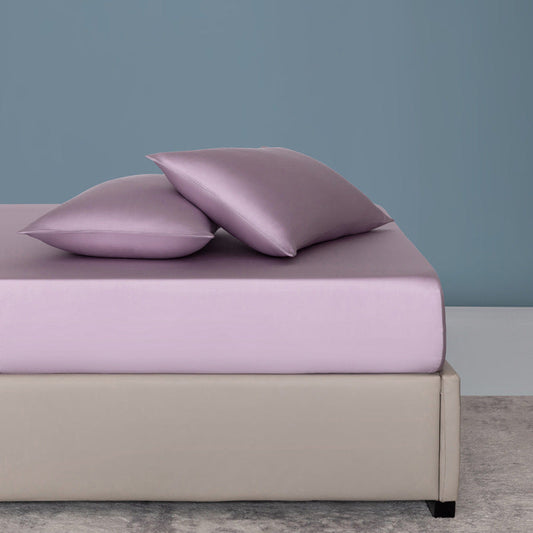 KTX-677523 Solid Color Lyocell Fiber Fitted Sheet - Available in Multiple Sizes