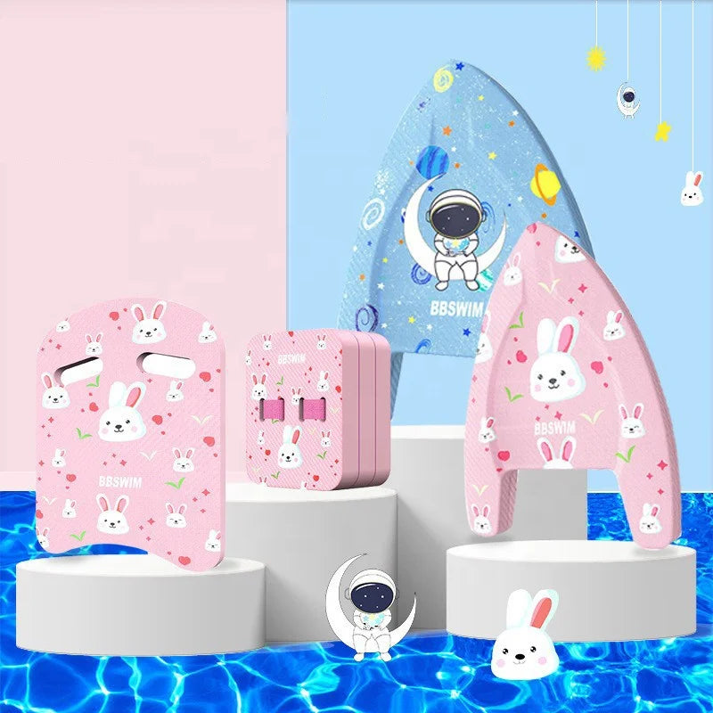 KTX-677971 Kids Multi-Style Cartoon Swim Kickboard - Eco-Friendly Swimming Training Float, Summer Water Toy