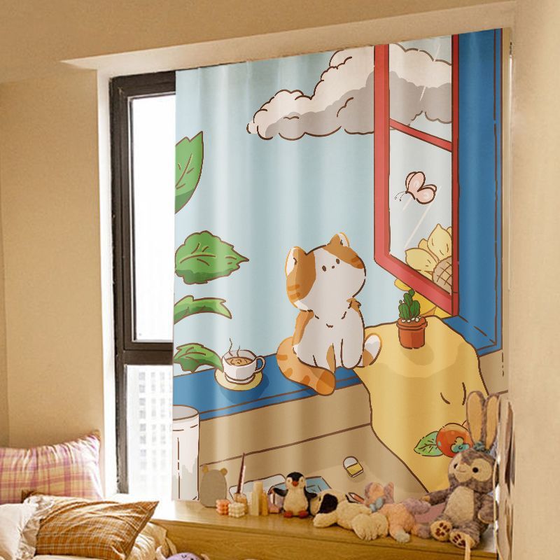 KTX-678419 Cartoon-Themed Velcro Cabinet Curtain for Children's Rooms – Multiple Sizes Available