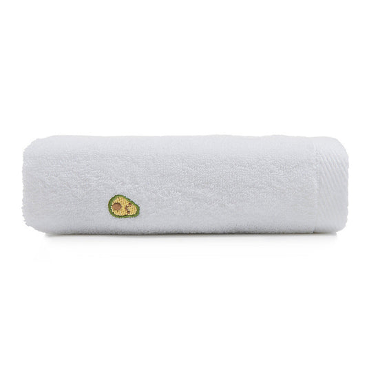 KTX-678547 Avocado Color Cotton Bath Towel, Soft & Absorbent, 70x140cm