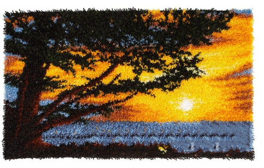 KTX-679699 DIY Polyamide Fiber Carpet Embroidery - 100x60 CM