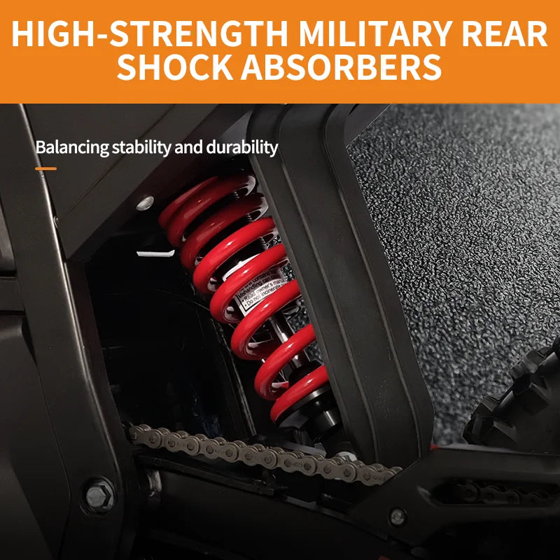 KTX-679955 60V 6000W Electric Dirt Bike with Hydraulic Shock Absorption and 70KM/H Max Speed